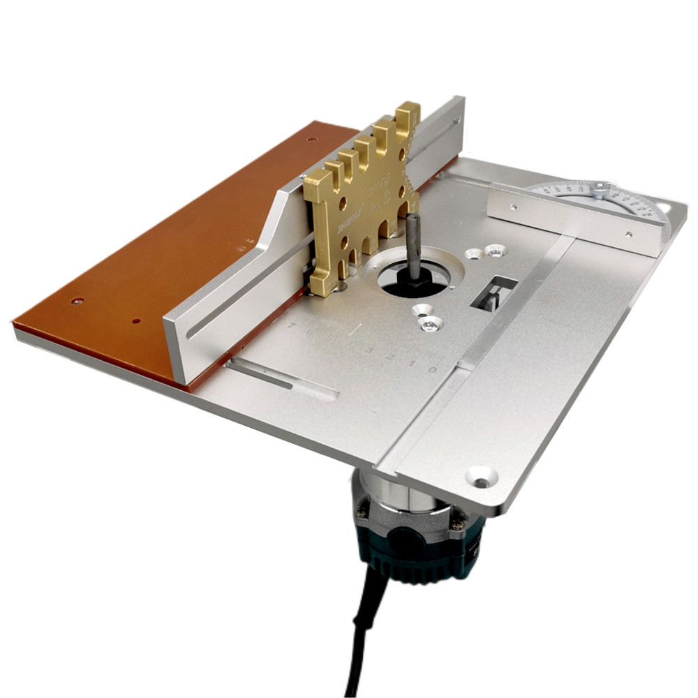 Scroll Saw Bench - Aluminium Freestafel Insteekplaat Elektrisch Houtfrezen Flipboard
