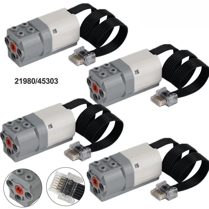 Power Tools Lego - 1/4/8 Stuks Power Functies Motor Bouwstenen