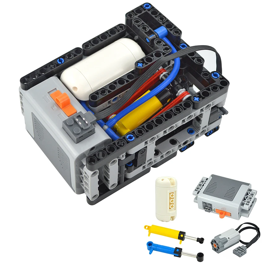 Power Tools Lego - Nieuwe Bakstenen Technische Pneumatiek Automatische Elektrische