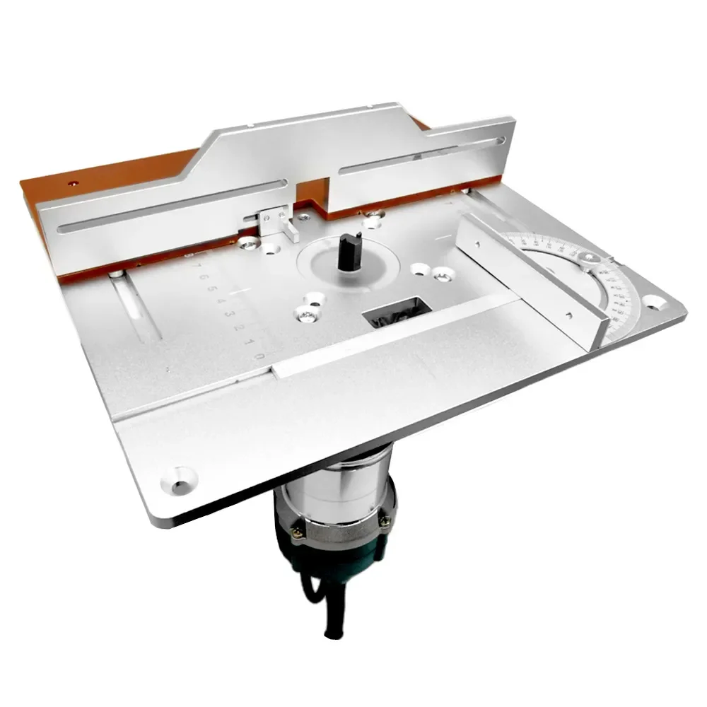 Scroll Saw Bench - Aluminium freesbank inzetplaat elektrische houtfrees kantelplaat