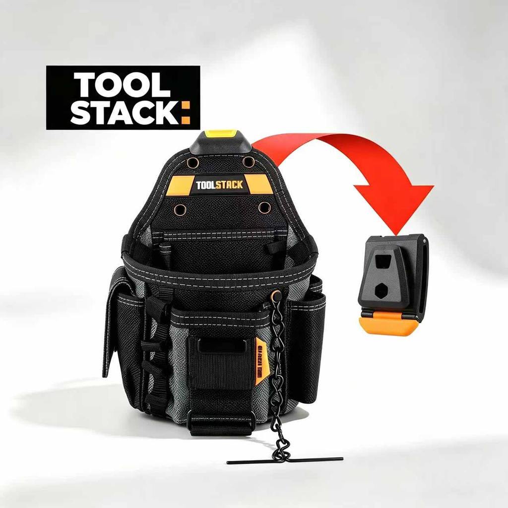 Power Tools Band - TOOLSTACK Kleine Elektriciënstas Gereedschapsriem Multifunctionele Zakken