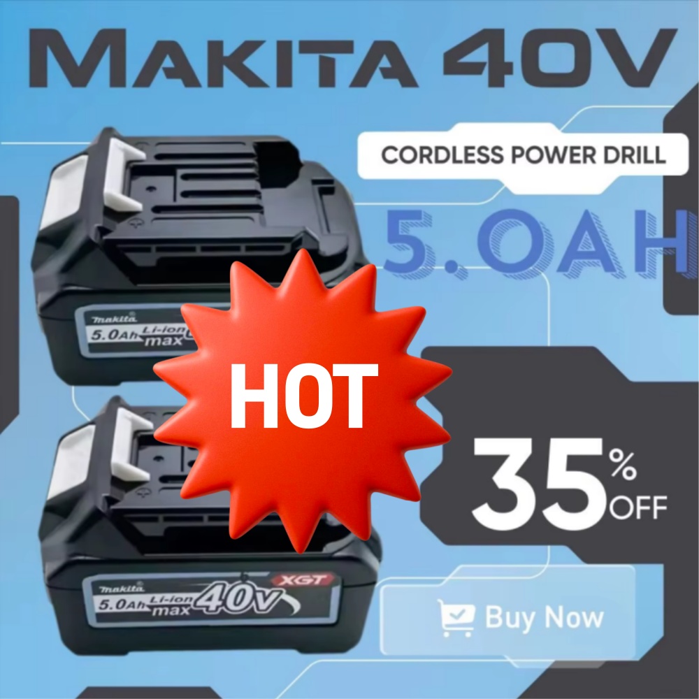 Makita Power Tools Xgt - Makita 40V MAX XGT lithium-ionbatterij 5000mAh
