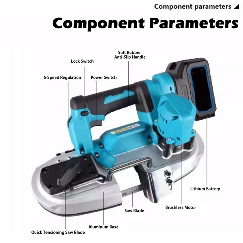 490W Draagbare Borstelloze Ban - Power Tools Band recensie en prijs