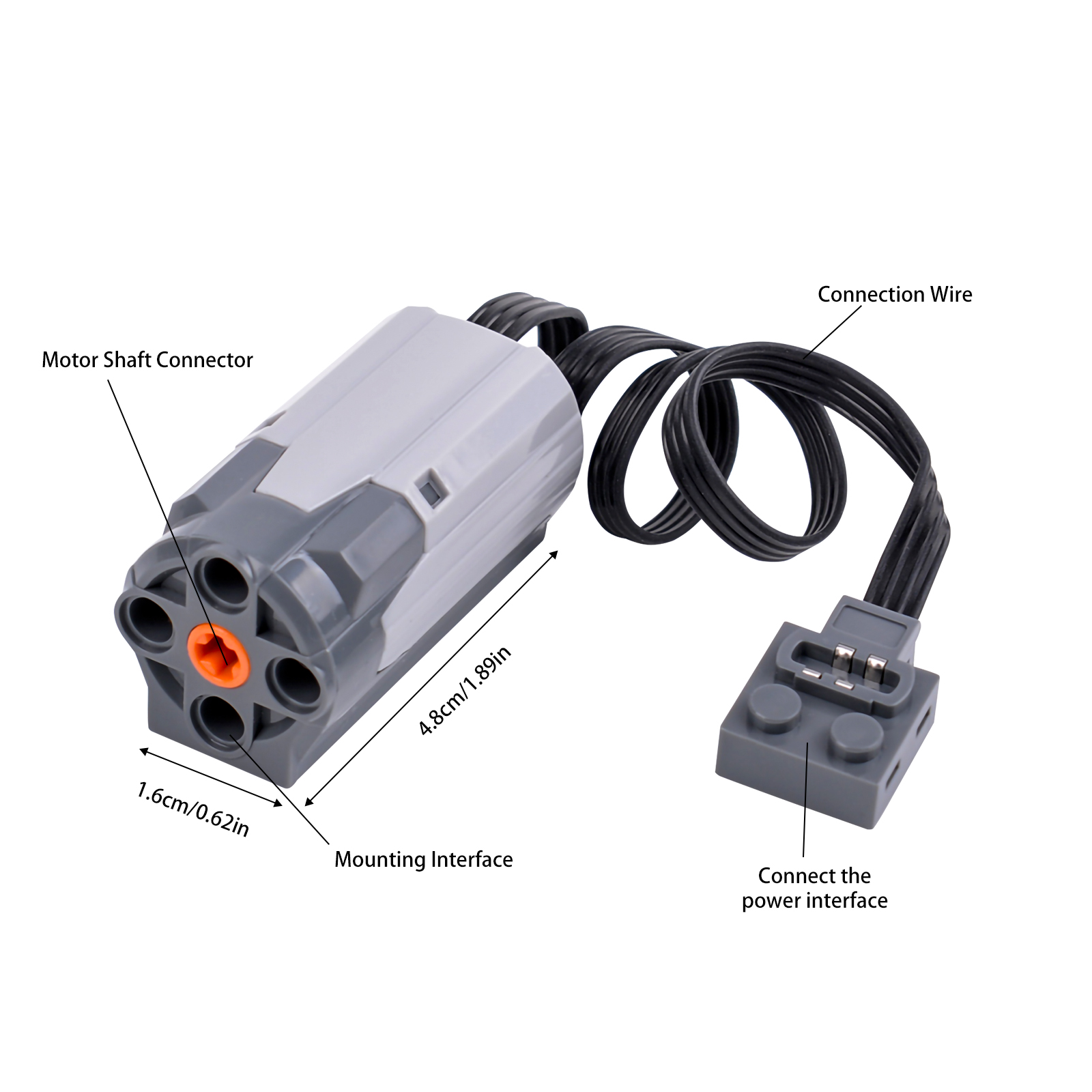 2 STKS M Motor Power Functies  - Power Tools Lego recensie en prijs