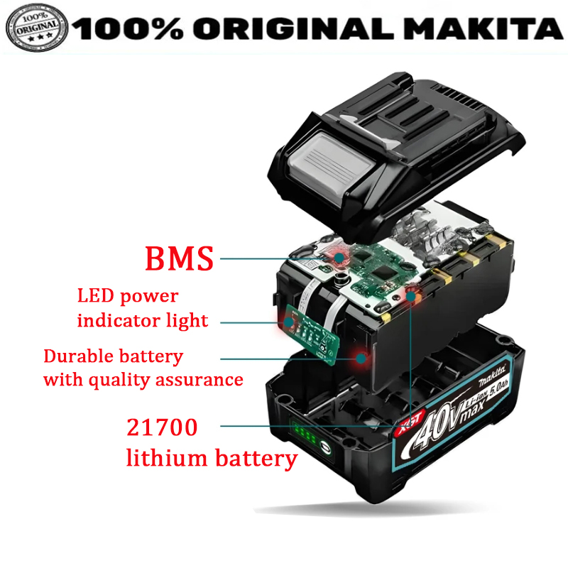 Originele Makita 40V 5.0Ah 217 - Makita Power Tools Xgt recensie en prijs